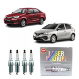 Jogo Velas Ngk Etios 1.5 16v 2012 2013 2014 2015 Dilfr6d11