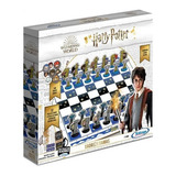 Jogo Xadrez E Damas Harry Potter Em Madeira/plástico