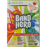 Jogo Xbox 360 Band Hero Original Mídia Física