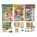 Jogos Bolsa De Valores + Ilha Do Tesouro + Banco Imobiliário