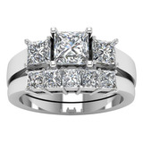 Jóias Brilhantes De Luxo E Anéis De Diamante Completos [u]