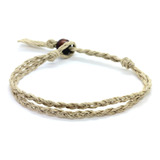  Joias Hempnotic Love Me Not Knot Pulseira De Cânhamo Trança