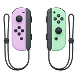 Joy With Controllers Pastel L Purple R Green Nintendo Switch