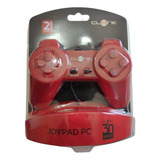 Joypad Controle Max Fire Usb P Pc C 10 Botões Vermelho Clone