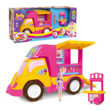 Judy Sorveteria E Food Truck Playset Com Boneca Samba Toys