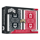 Juego De Cartas Pôquer Copag World Series Of Poker - Preto; Vermelho
