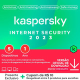 Kaspersky Internet Security 5 Pc 1 Ano Envio Imediato