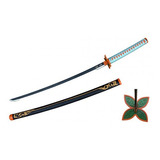Katana Espada Samurai Ninja Ornamento Em Aço + Suporte