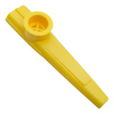 Kazoo Instrumento De Sopro Plástico Abs Liverpool Cor Amarelo