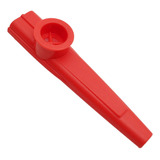 Kazoo Instrumento De Sopro Plástico Abs Liverpool Cor Vermelho