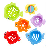 Kids Funny Cup Baby Bath Toys Stacking Tower Counting Caneca