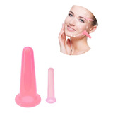 Kiit 2 Ventosa Para Massagem Facial Vácuo Silicone