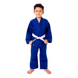 Kimono Infantil Criança Torah Judô E Jiujitsu Azul Reforçado