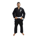 Kimono Jiu Jitsu, Judo Adulto Preto Trançado Titanio 