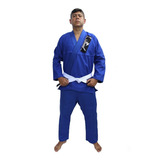 Kimono Jiu-jitsu, Judo Adulto Azul Trançado Titanio 