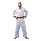 Kimono Karate Adulto Reforçado Branco 1 Fit