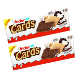 Kinder Cards Bolacha Com Recheio Kinder 2 Cx Com 5x2 Import