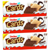 Kinder Cards Bolacha Com Recheio Kinder 3 Cx Com 5x2 Import