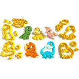 Kir De Cortadores Modulados - Dinos Baby De Corpinho Fofura
