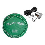 Kit - Bola De Futebol Palmeiras N5 + Apito De Metal Cz T-g