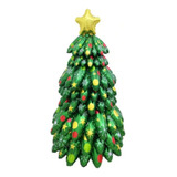 Kit /09 Peças Balão Arvore De Natal Com Base 130 Cm