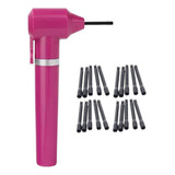 Kit: 1 Mixer Misturador Pigmentos Rosa + 100 Hastes Refil