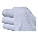 Kit: 5 Toalhas De Rosto Hotel Brancas Premium Extra Grossa