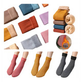 Kit 02meia Grossas De Lã Térmicas Flexíveis De Inverno-casal