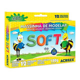 Kit 03 Massinhas De Modelar Soft 12 Cores Acrilex