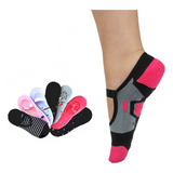 Kit 03 Meia Sapatilha Antiderrapante Pilates Yoga Feminina