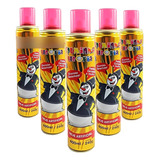 Kit 05 Espuma De Carnaval Da Alegria Para Festas 400 Ml