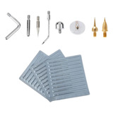 Kit 08 Ponteiras Jato Plasma + 100 Agulhas