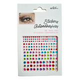 Kit 1 Adesivo Glitter Pedra Rosto Maquiagem Carnaval Festa-a