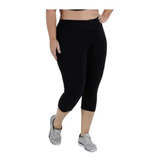 Kit 1 Calça Corsario Plus Size E 1 Bermuda Basica Plus Size 
