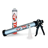 Kit 1 Cola Pu55 Parabrisa + Aplicador Silicone Pistola 800g
