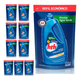 Kit 10 Algicida Manutenção Hth Previne Água Verde 900ml