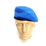Kit 10 Boinas Tática Estilo Militar Azul Royal De Tecido