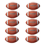 Kit 10 Bola De Futebol Americano Super Oficial Número 7 +nf