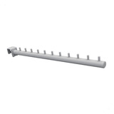 Kit 10 Cabideiro Rt Reto 40cm Barra Régua 20x30mm Loja