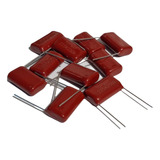 Kit 10 Capacitor Poliéster Super Tweeter 22x250 2m2 250 Tuit