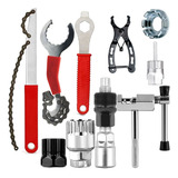 Kit 10 Chaves Extrator Movimento Central Pedivela Catraca K7