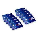 Kit 10 Chips Tim Triplo Corte Ddd Livre Atacado