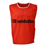Kit 10 Colete Jogar Futebol Esportivo Futsal Jogo Society