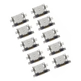 Kit 10 Conectores De Carga Compatível Com Moto G4 / G4 Plus