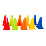 Kit 10 Cones De Agilidade 23cm Treino Funcional E Corrida Yangfit