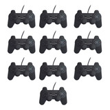 Kit 10 Controle Com Entrada Usb Para Computador Pc Game