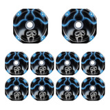 Kit 10 Corneta Curta Lc 14-50 Rosca Grafitada Pânico Azul