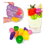 Kit 10 Cubos Para Fazer Gelo Diversas Artificial Frutas