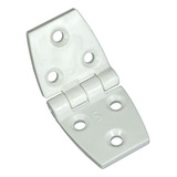 Kit 10 Dobradiça De Nylon 74x35mm 6 Furos Barco Lancha Iate