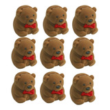 Kit 10 Estojos Linha Fantasia Urso Aliança Anel